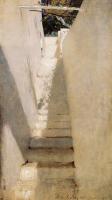 Sargent, John Singer - Staircase in Capri